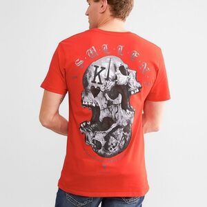 Sullen Art Collective Monarchy T-Shirt Red Skull Graphic Size 3XL